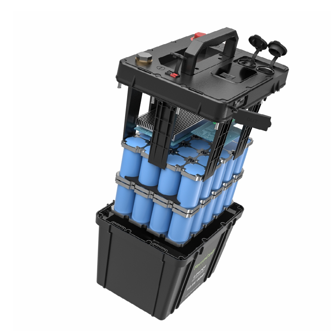 AGR5021_1 Μπαταρία φορητή Agrotechnic 60Ah Terracell LifePO4