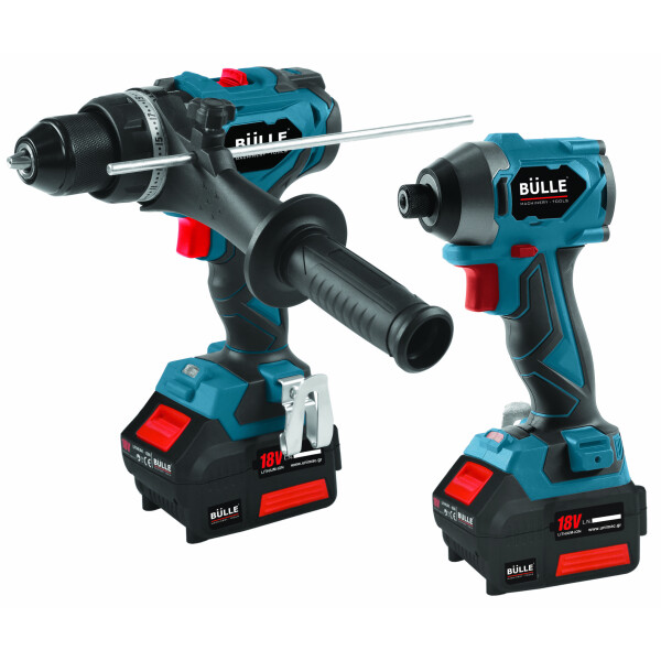 ΣΕΤ ΕΡΓΑΛΕΙΩΝ BULLE Brushless-ΚΡΟΥΣΤΙΚΟ ΔΡΑΠΑΝΟΚΑΤΣΑΒΙΔΟ & ΠΑΛΜΙΚΟ ΚΑΤΣΑΒΙΔΙ 18V