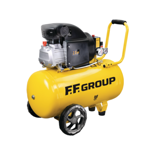 Αεροσυμπιεστής FF GROUP 2hp 50lt Μονομπλόκ Λαδιού