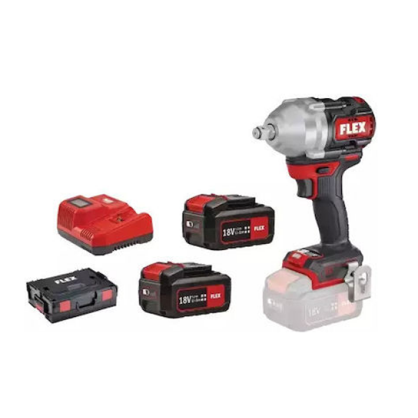Σετ Μπουλονόκλειδο μπαταρίας FLEX IW 1/2” 750 18.0-EC/5.0SET