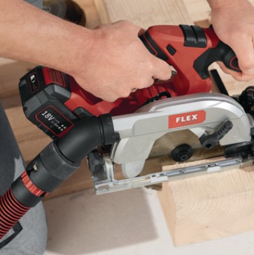 FLEX_D00317_4 Σετ Δισκοπρίονο Μπαταρίας FLEX CS 62 18.0-EC με μπατ. 5.0Ah