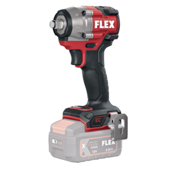 Σετ Μπουλονόκλειδο μπαταρίας FLEX IW 1/2” 400 18.0-EC με μπαταρία 5.0Ah