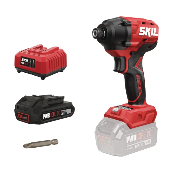 Σετ Παλμικό κατσαβίδι μπαταρίας SKIL 3211CA 20V με μπαταρία 2,0Ah REDLINE