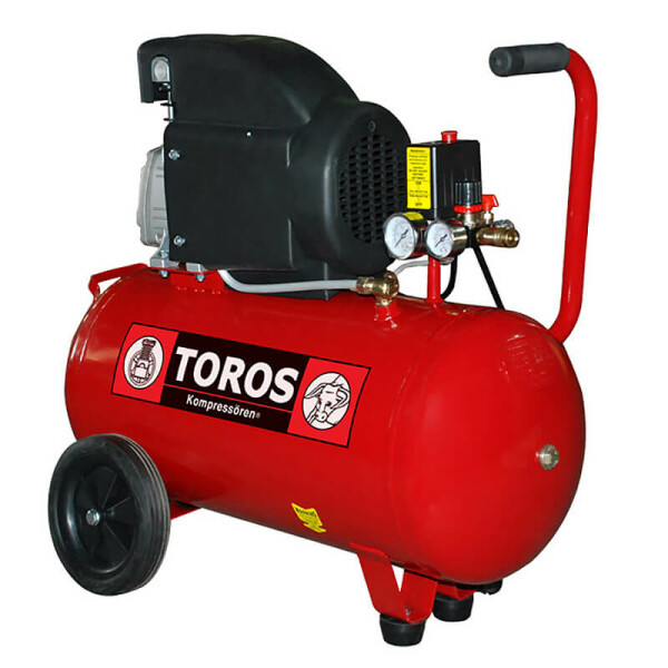 Αεροσυμπιεστής Toros Μονομπλόκ Λαδιού 2hp 50lt